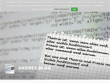 Tablet Screenshot of andrebruening.de